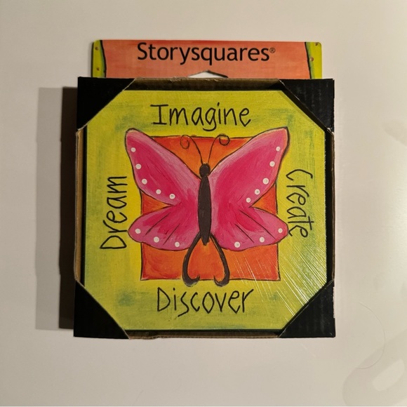 DEMDACO Storysquares Imagine Create Discover Dream Square - Picture 1 of 7